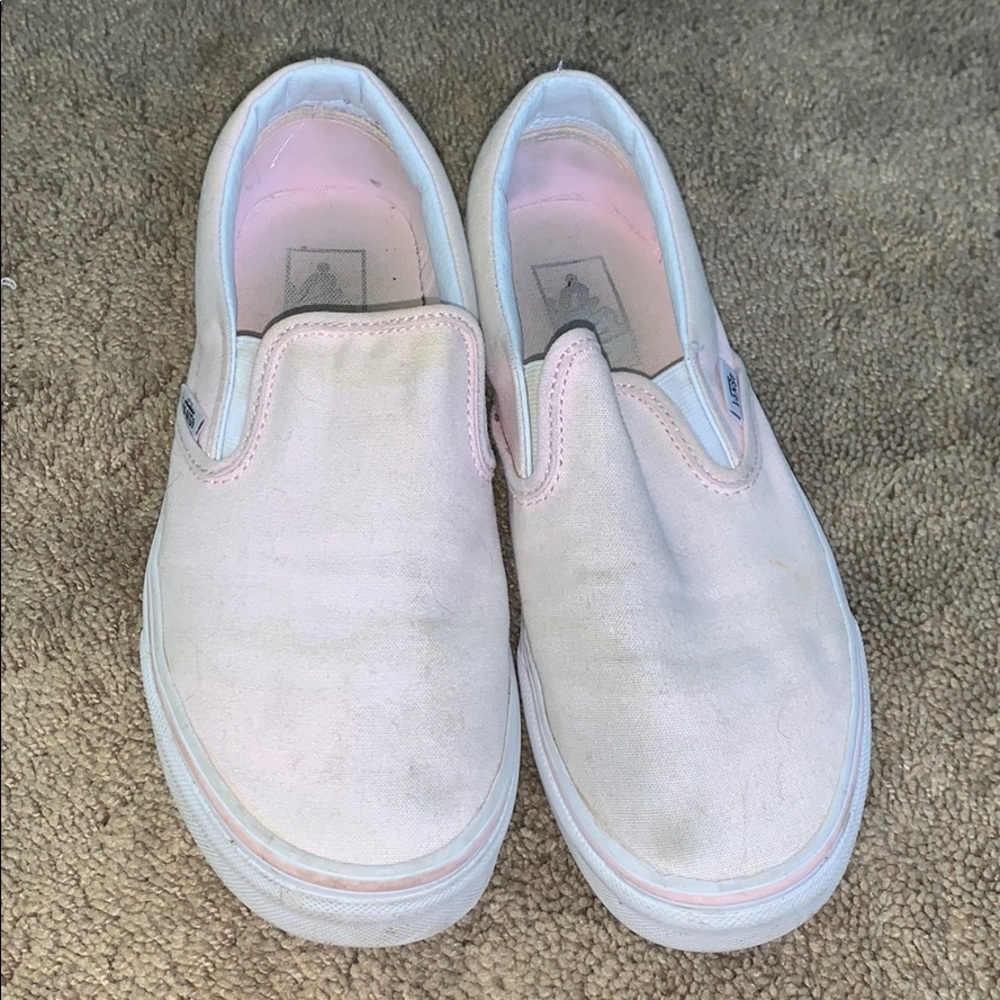 Light Pink Slip on Vans